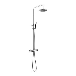 Hotbath Cobber thermostatische regendoucheset met 30cm ronde hoofddouche staafhanddouche chroom SDS9CR5