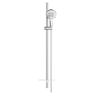 GROHE Rainshower SmartActive 130 Glijstangset - 90 cm - ronde handdouche - 3 straalsoorten - gladde handdouche - met zeepschaal - chroom 26548000