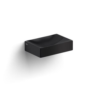 Clou Vale fonteinen keramiek fontein 28x19x7cm zonder kraangat Zwart mat CL/03.30160