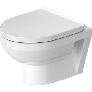 Duravit DuraStyle Basic wandclosetset diepspoel spoelrandloos 36.5x48cm met softclose closetzitting wit 45750900a1