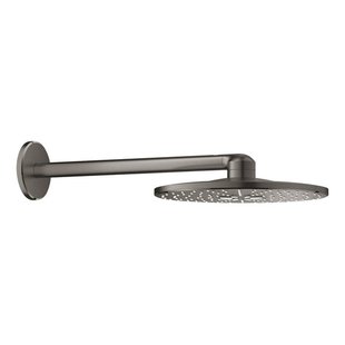 GROHE Rainshower SmartActive 310 Hoofddouche - 31cm - 2 straalsoorten - wandarm 43cm - geborsteld hard graphite 26475al0