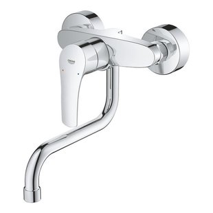 GROHE Eurosmart Keukenkraan - draaibare uitloop - inbouw - chroom 31391003