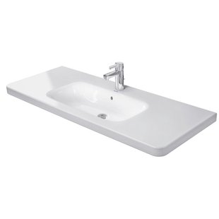 Duravit Durastyle wastafel 120x48cm 1 kraangat met overloop wit 2320120000 Duravit Durastyle wastafel 120x48cm 1 kraangat met overloop wit 2320120000