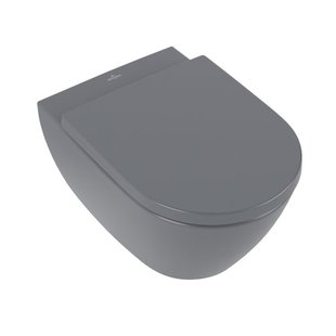 Villeroy & Boch Subway 2.0 wandcloset - 56cm - directflush diepspoel Ceramic+ grafiet 5614r0i4