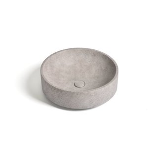 Ideavit Deco Waskom 45.5x45.5x14.5cm Beton Rond Light Grey 290304-D1