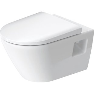 Duravit D-Neo wandtoilet zonder zitting 37x54x40cm Wit Hoogglans 2578090000
