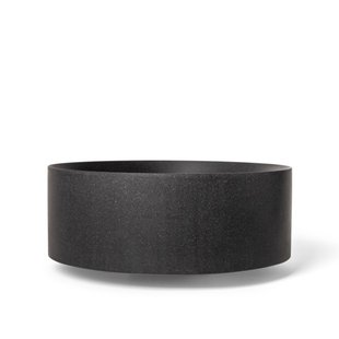 Bliss Dogma waskom - 38x38x12cm - rond - Quartz zwart 3430403