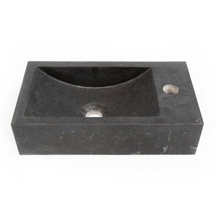 Saniclass Noche Fontein - 22x40x10cm - natuursteen donker GXB 220x400x100 Small L/R