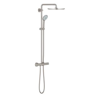 GROHE Euphoria xxl Regendoucheset Opbouw - hoofddouche 31cm - handdouche rond - supersteel 26075dc0