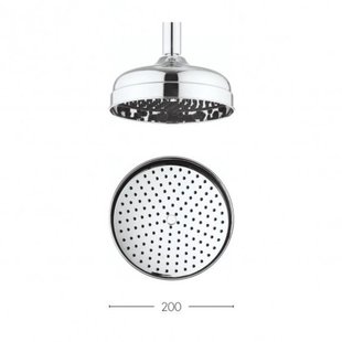 Crosswater Fixed Hds hoofddouche 20cm met Easy Clean zonder douchearm chroom FH08C_EC_V2 Crosswater Fixed Hds hoofddouche 20cm met Easy Clean zonder douchearm chroom FH08C_EC_V2