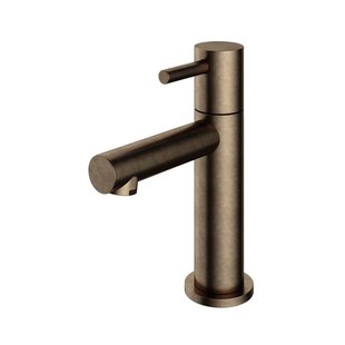 Hotbath Cobber Fonteinkraan opbouw - L-uitloop 8.5cm - verouderd messing E001AB