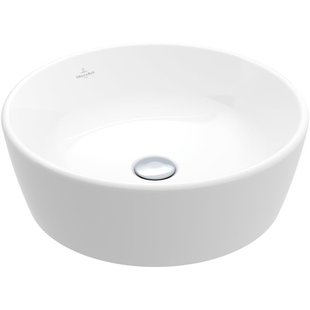 Villeroy & Boch Architectura waskom 45x45x15.5cm - Rond met overloopgat Wit Alpin glans Ceramic 5a254501