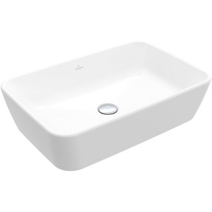 Villeroy & Boch Architectura waskom 60x40.5x15.5cm - Rechthoek met overloopgat Wit Alpin glans Ceramic+ 5a2760r1