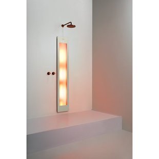 Sunshower Round One L infrarood inbouw 185x33x10cm full body Sand White L0500-L0106