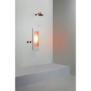 Sunshower Round Small One infrarood opbouw incl. wandbeugel 95x33x12cm White S0500-S0101-SML0700