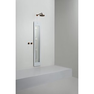 Sunshower Round One L infrarood opbouw incl. Wandbeugel vlakke wand 185x33x12cm full body White L0500-L0101-SML0700