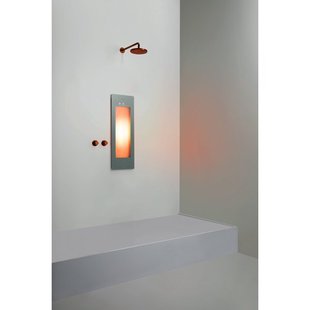 Sunshower Round Small Plus infrarood en UV licht opbouw incl. installatieset hoek 95x33x25cm Grey S0600-S0103-SML0800