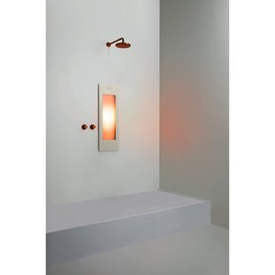 Sunshower Round Small Plus infrarood en UV licht opbouw incl. Installatieset hoek 95x33x25cm Sand White S0600-S0106-SML0800