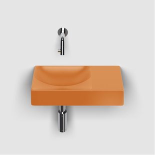 Clou Vale fontein 38 cm zonder kraangat rechts mat it. zand keram CL/03.36161.R