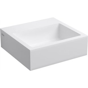 Clou Flush Fontein - 28x27x9cm - voorbewerkt kraangat - met afvoerplug - mat wit CL/03.13011