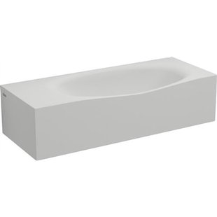 Clou Hammock plus fontein 65x16cm kranengat links Aluite Wit mat CL/03.13270