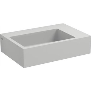 Clou Flush 2 Plus fontein 42.5x10.5cm voorbewerkt kraangat Aluite Wit mat CL/03.13221