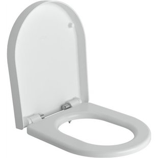 Clou First toiletzitting met deksel 36x4.8cm soft close en quick release Wit CL/04.06030