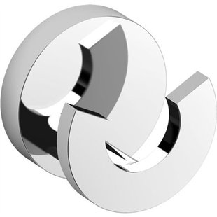 Clou Flat handdoekhaak 4.8x4.8x3.6cm dubbel Chroom CL/09.02066