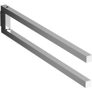 Clou Quadria handdoekhouder 35.7cm zwembaar dubbel chroom CL/09.01.114.29