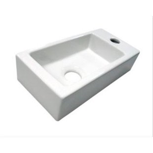 Best Design Class Fontein 36x18x9cm rechts wit 3801640