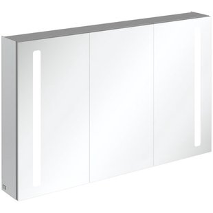 Villeroy & Boch My View spiegelkast - met 2 deuren met geïntegreerde LED verlichting verticaal 120x75x17.3cm a4231200