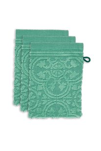 Pip Studio Washandje Set/3 Tile de Pip Groen 16x22 cm