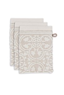 Pip Studio Washandje Set/3 Tile de Pip Khaki 16x22 cm