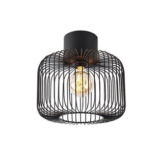QAZQA Design plafondlamp zwart draad 31,5cm - Baya