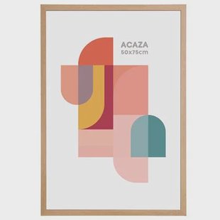 Fotokader - Fotolijst - 50x75 cm - MDF hout - Lichte Eik