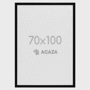 Fotokader 70x100cm - Fotolijst in MDF Hout - Zwart