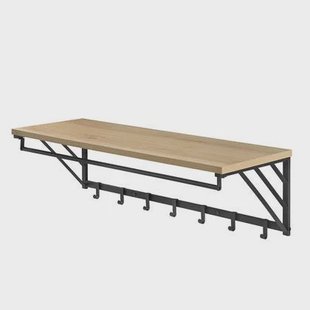 ACAZA Wandkapstok Lichte eik