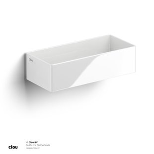 Clou New Flush fontein 38x18cm zonder kranenbank keramiek glanzend wit CL/03.03431