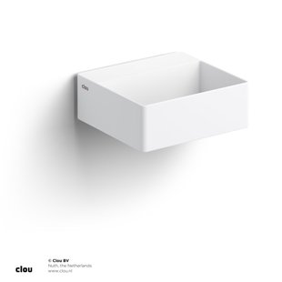 Clou Flush fontein 28x27cm voorbewerkt kraangat aluite Wit mat CL/03.13410