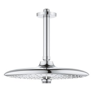 GROHE Euphoria 260 Hoofddouche - 26cm - 3 straalsoorten - plafondarm 14.2cm - chroom 26461000