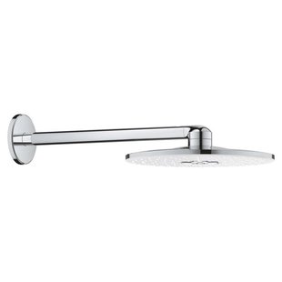 GROHE Rainshower Smartactive 310 Hoofddouche - 31cm - 2 straalsoorten - wandarm 43cm - moon white/chroom 26475ls0