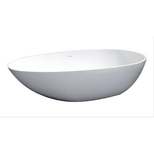 Best Design Puur vrijstaand bad - 180x90x58cm - solid surface - mat wit 3866760