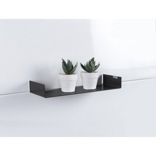 Looox Shelf C inbouwplanchet - 60x10cm - zwart mat cshelf60mz