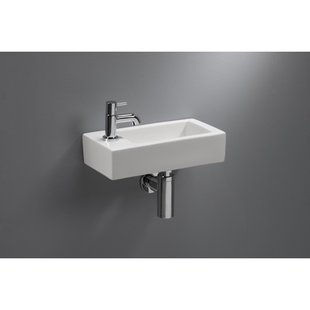 Royal Plaza Capella fontein 36,5x18,5x9cm 1 kraangat links wit 19562