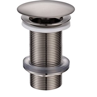 Royal Plaza Merlot wastafelplug 1 1/4 niet afsluitbaar geborsteld messing 23482 Royal Plaza Merlot wastafelplug 1 1/4 niet afsluitbaar geborsteld messing 23482
