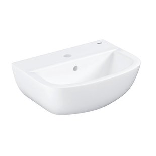 GROHE Bau fontein 1 kraangat met overloop 45.3x35.4cm wit 39424000