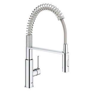 GROHE Get Keukenkraan - hoog - 2 straalsoorten - met profesionele handdouche - chroom 30361000