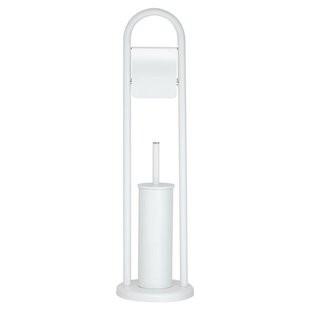 Sealskin Acero Toiletbutler - Toiletrolhouder - Toiletborstel met houder - vrijstaand Wit 361733610