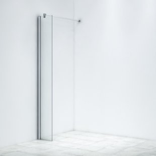 Marenza Bellini Inloopdouche - 30x200cm - helder glas - chroom WR30-C/C
