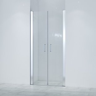 Marenza Neptune Pendeldeur - 90x200cm - 6mm veiligheidsglas - anti kalk - chroom SKII622SALOON-90